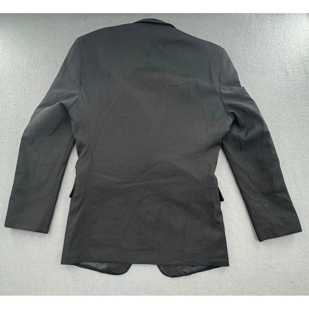 Neil Allyn Tuxedo Jacket 34R Black  Peak Lapel Single Button Coat Formalwear